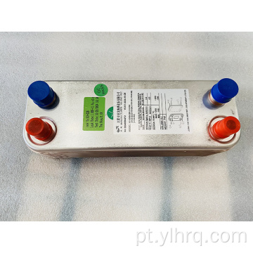 Trocador de calor de placa soldada 20 placas B26b
